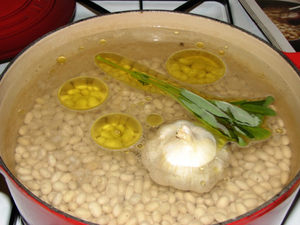 Beans with Garlic and Sage