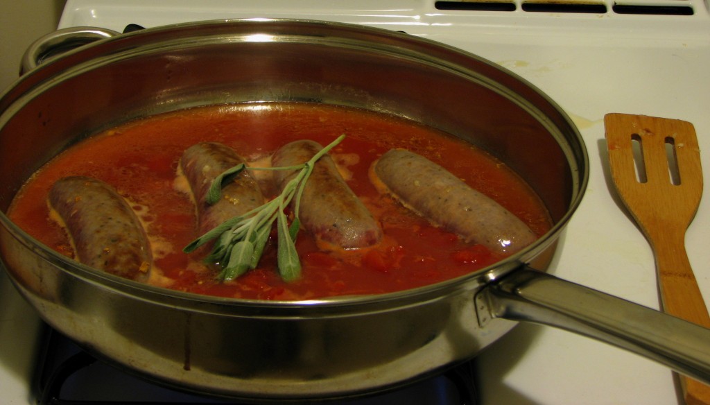 Sausages in Tomato Sauce