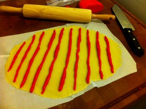 Candy Cane Dough, Candy Cane Pattern