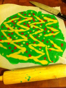 Christmas Tree pattern, dough