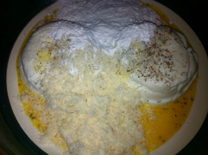 Gnudi, flour, Parmesan, Ricotta, egg