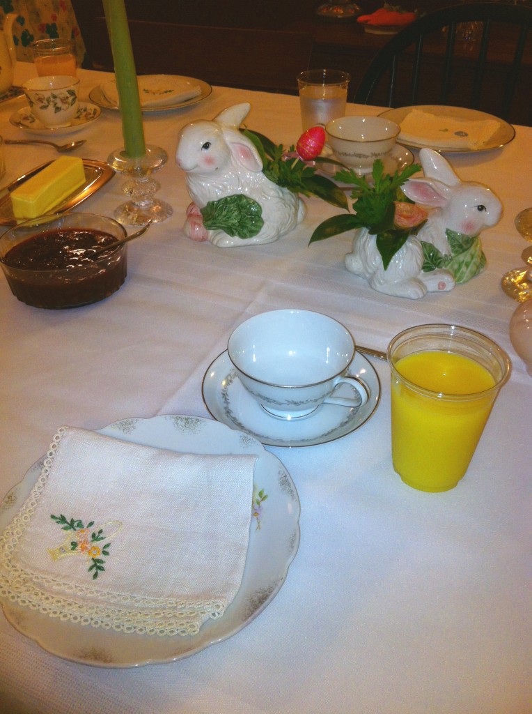 Afternoon Tea, Place setting