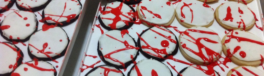 Blood Splatter Cookies