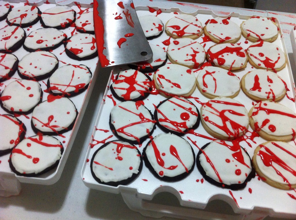 Blood Splatter Cookies