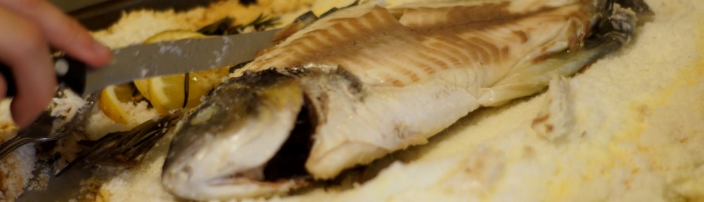 Salt-Crusted Dorade Presentation