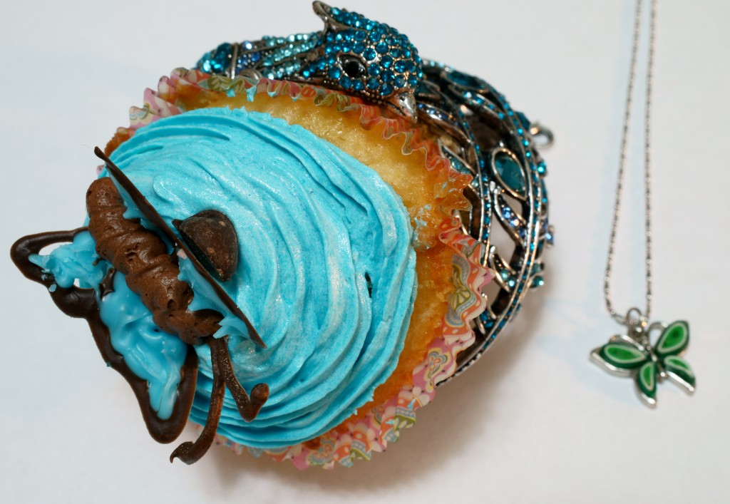 Blue Butterfly Cupcakes