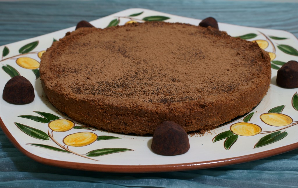 Chocolate Truffle Tart with Belgian Chocolate Truffles