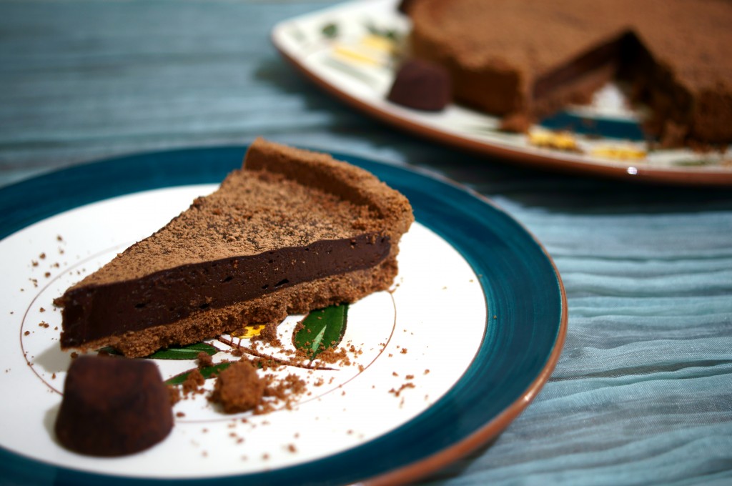 Chocolate Truffle Tart Slice