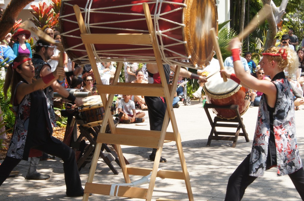 Fushu Diako Taiko Drum Playing