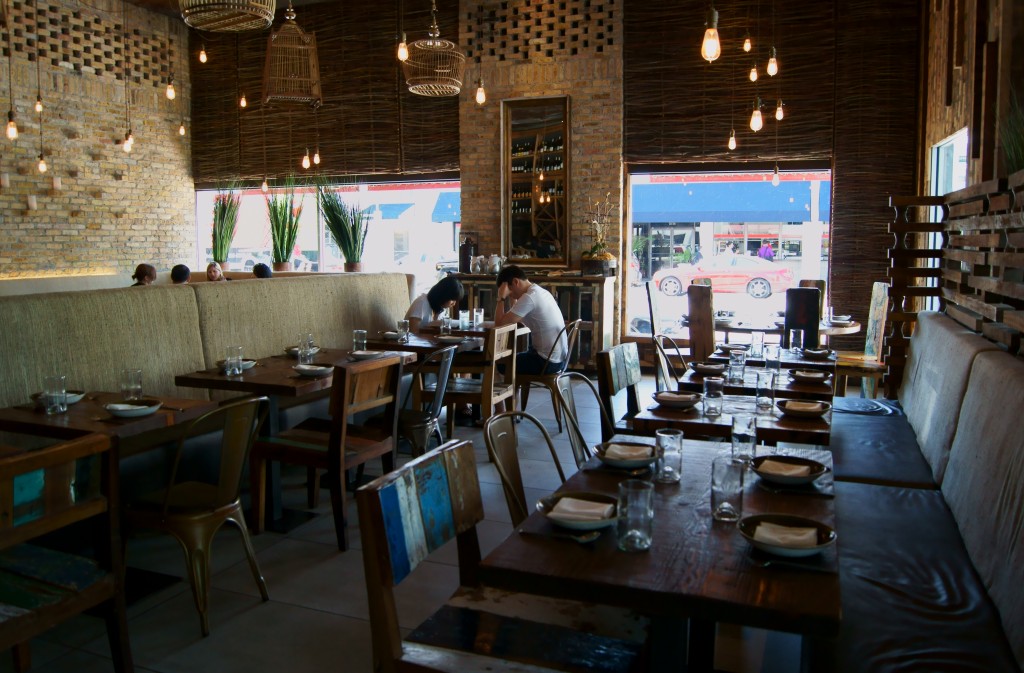 Interior of Khong River House Restaurant in Miami Beach, FL