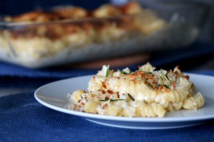 White Truffle Oil Mac and Cheese