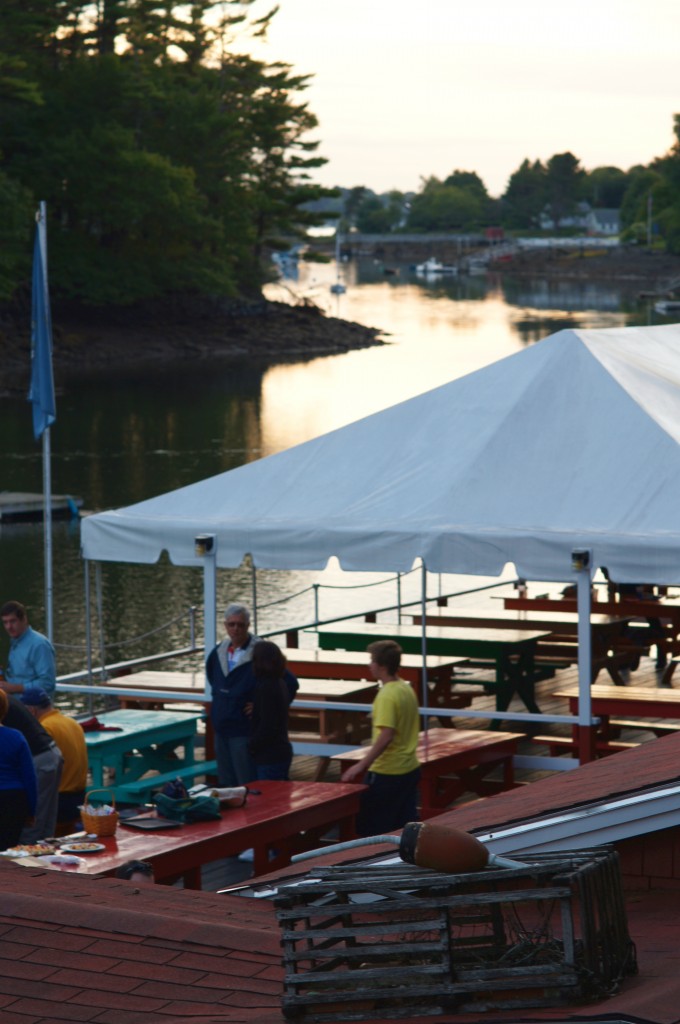 The Seating Area at Chauncey Creek Lobster Pier