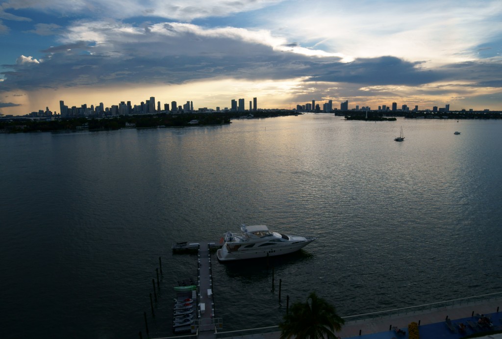Miami Balcony View Biscayne Bay