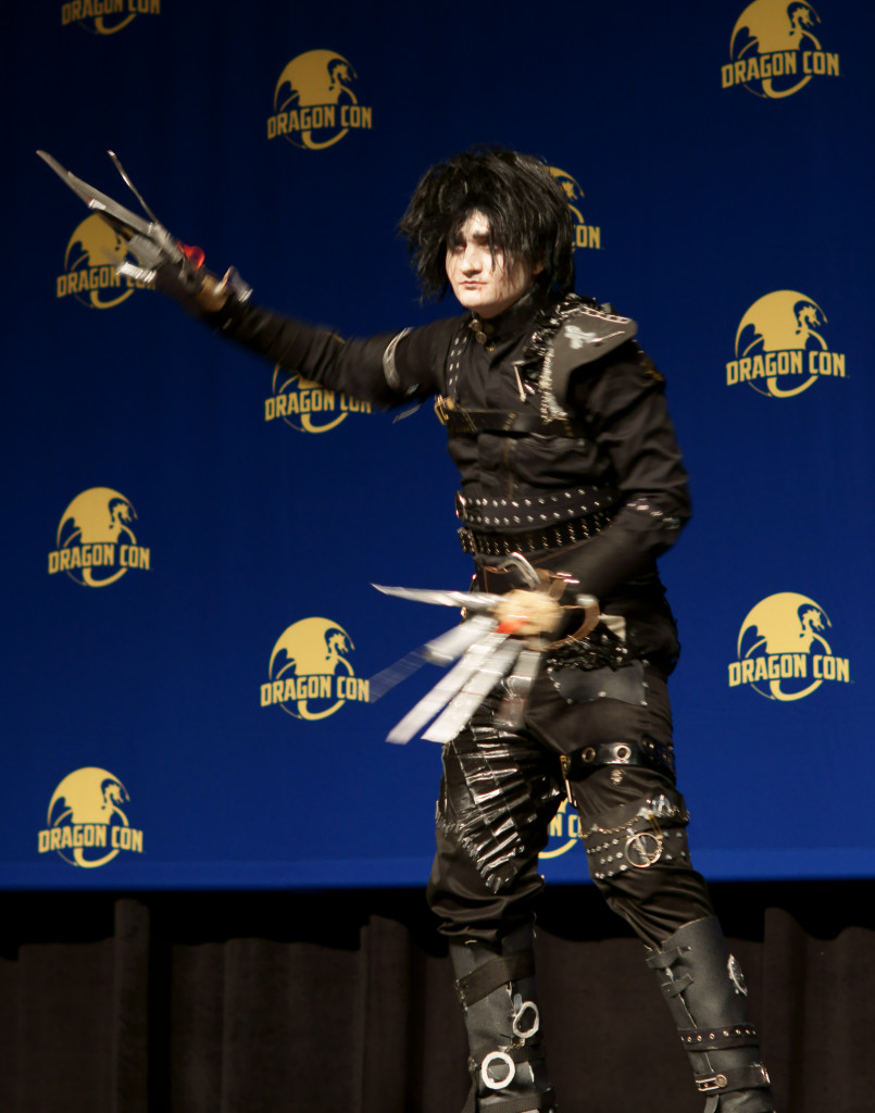 Edward Scissorhands at the Dragon Con Masquerade 2015