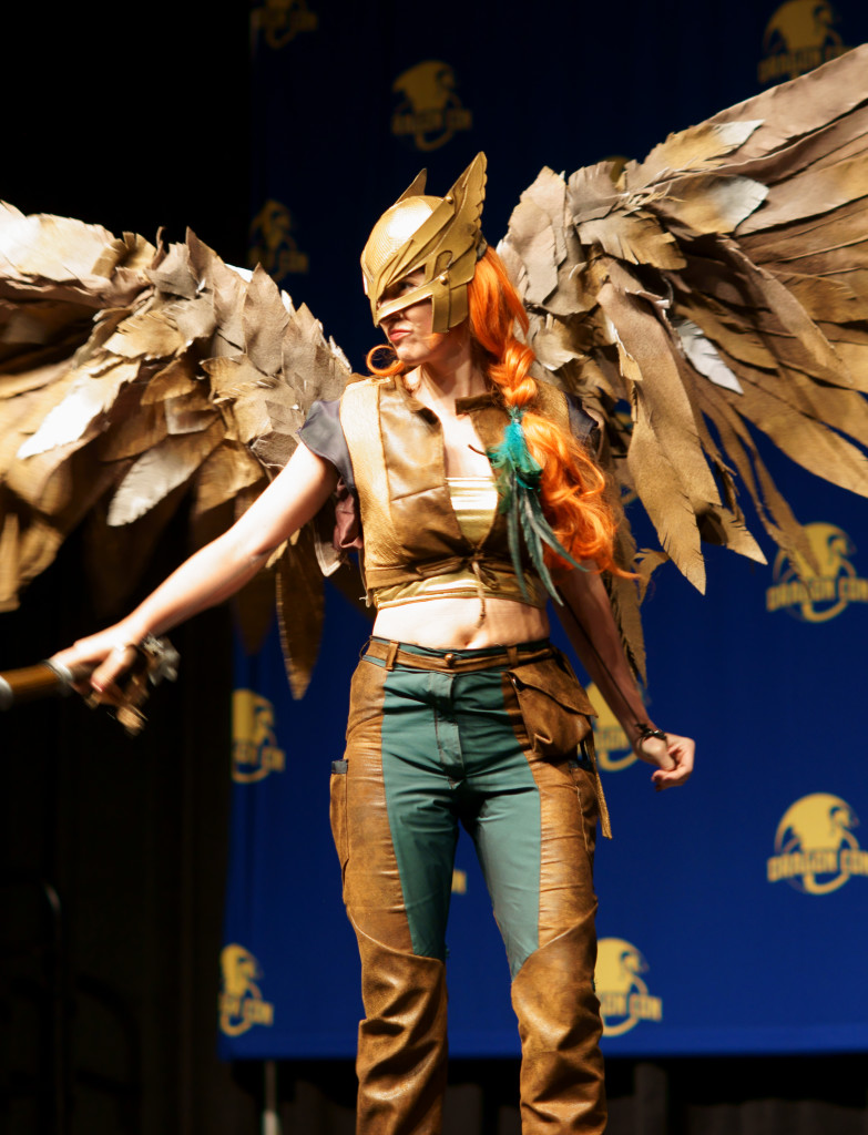Female Winged Warrior at Dragon Con 2015 