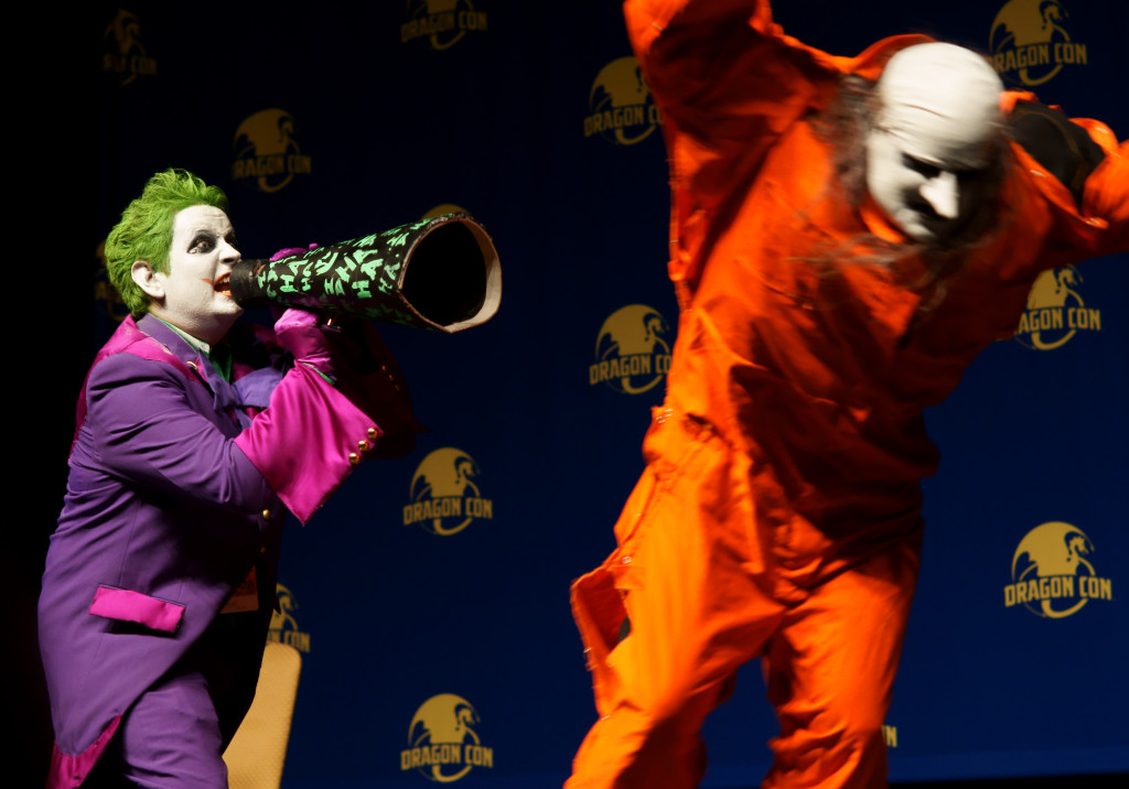 Joker and Penguin Winners for Best Comedy at Dragon Con Masquerade 2015 