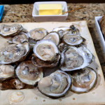 Oysters on the Half Shell Rye Bread Unsalted Butter