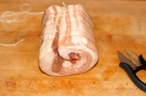 Rolled and Trussed Pork Belly for Chashu