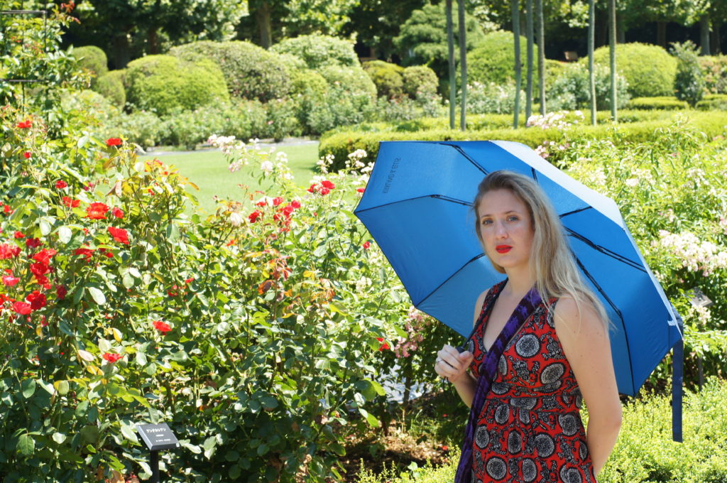 Me Standing in the French Rose Garden in Shinjuku Gyoen