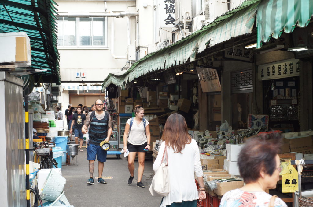 Shops and Restaurants in Tsukiji’s Outer Market
