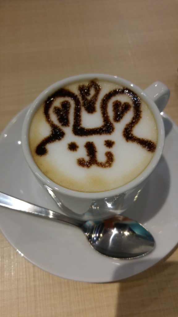 Bunny Cappuccino at Home Café in Akihabara