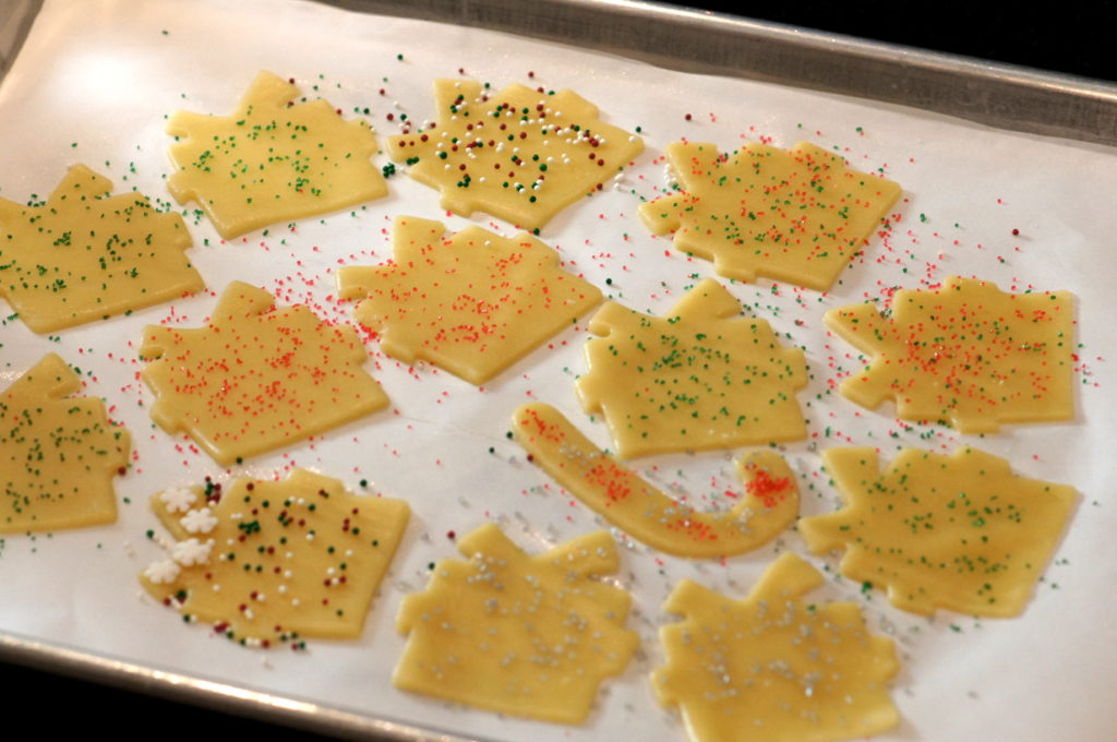 Decorated Sand Tart Cookies 