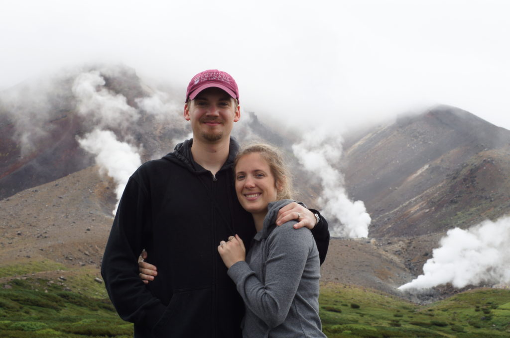 Corey and I at the Sugatmi Pond Observation Point 