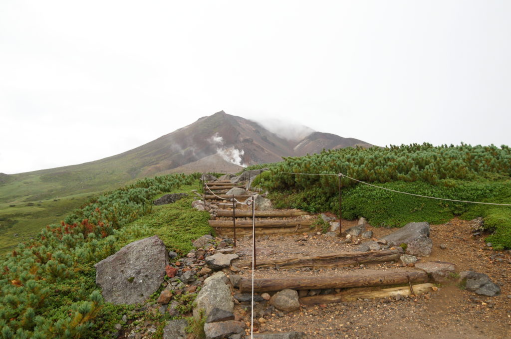 Path Around Asahidaira Going Towards Mount Asahidake 