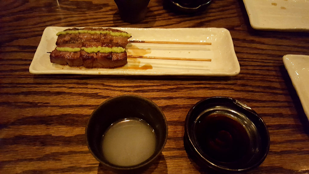 Raku’s Kobe Beef Filet with Wasabi