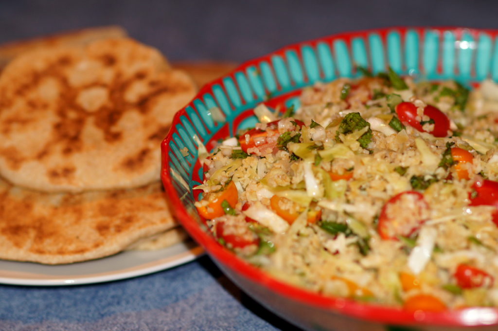 Vegetarian Foods Around the World: Tabouleh with Baharat Seasoning