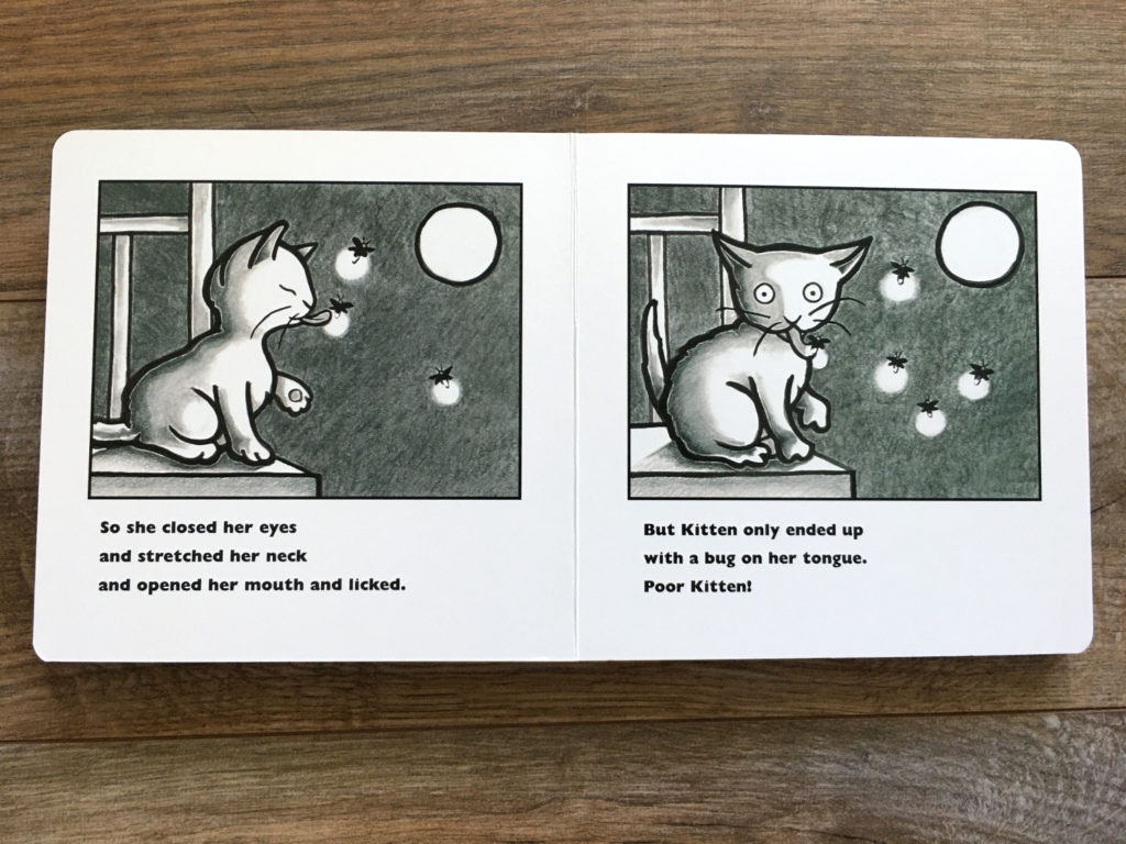 Pages from Kitten's First Full Moon by Kevin Henkes