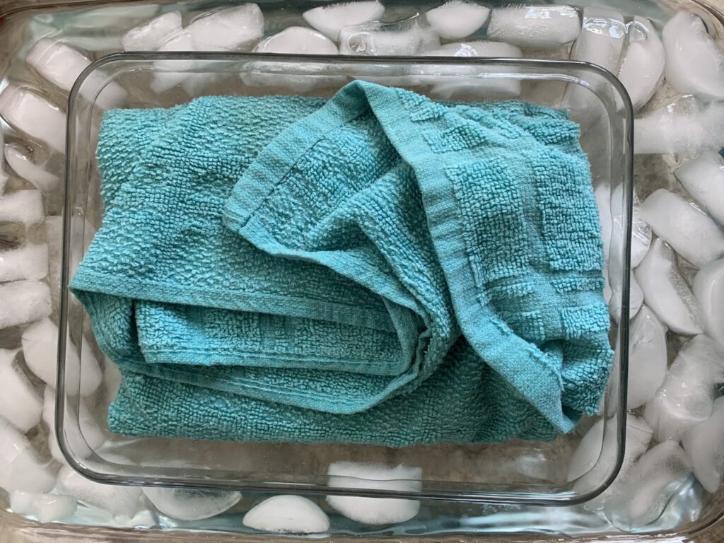 Okinawan Peanut Tofu in Water Bath