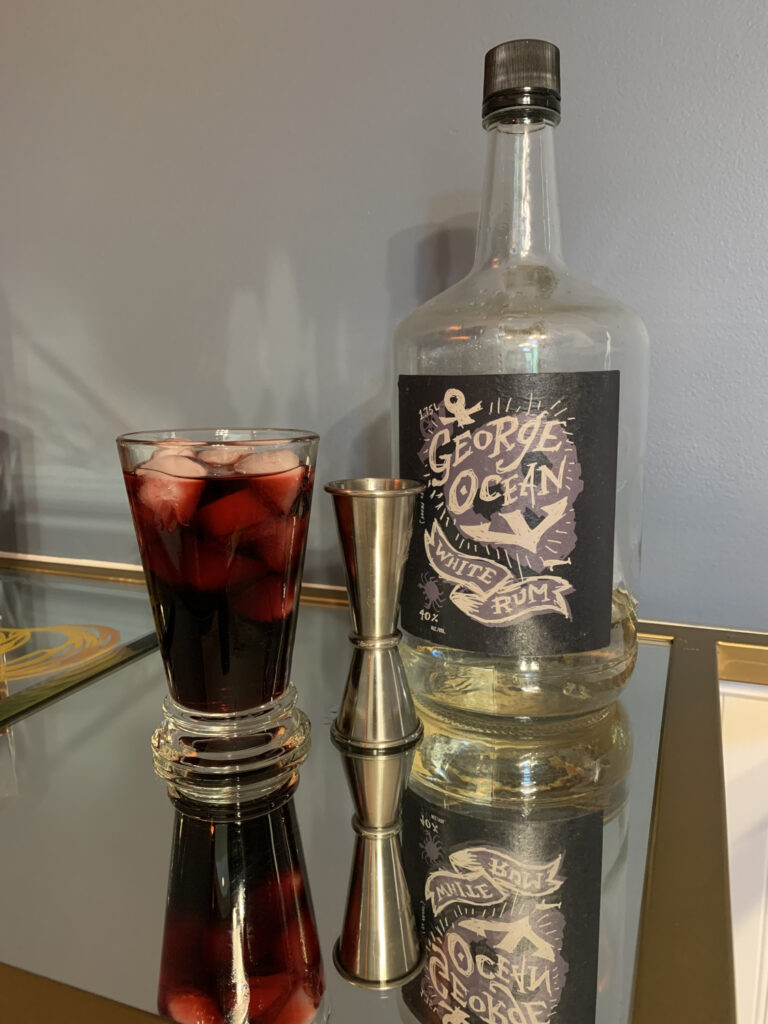 Hibiscus Tea with White Rum